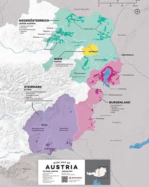 Cover Image for Get to Know Austrian Wine (with Map)